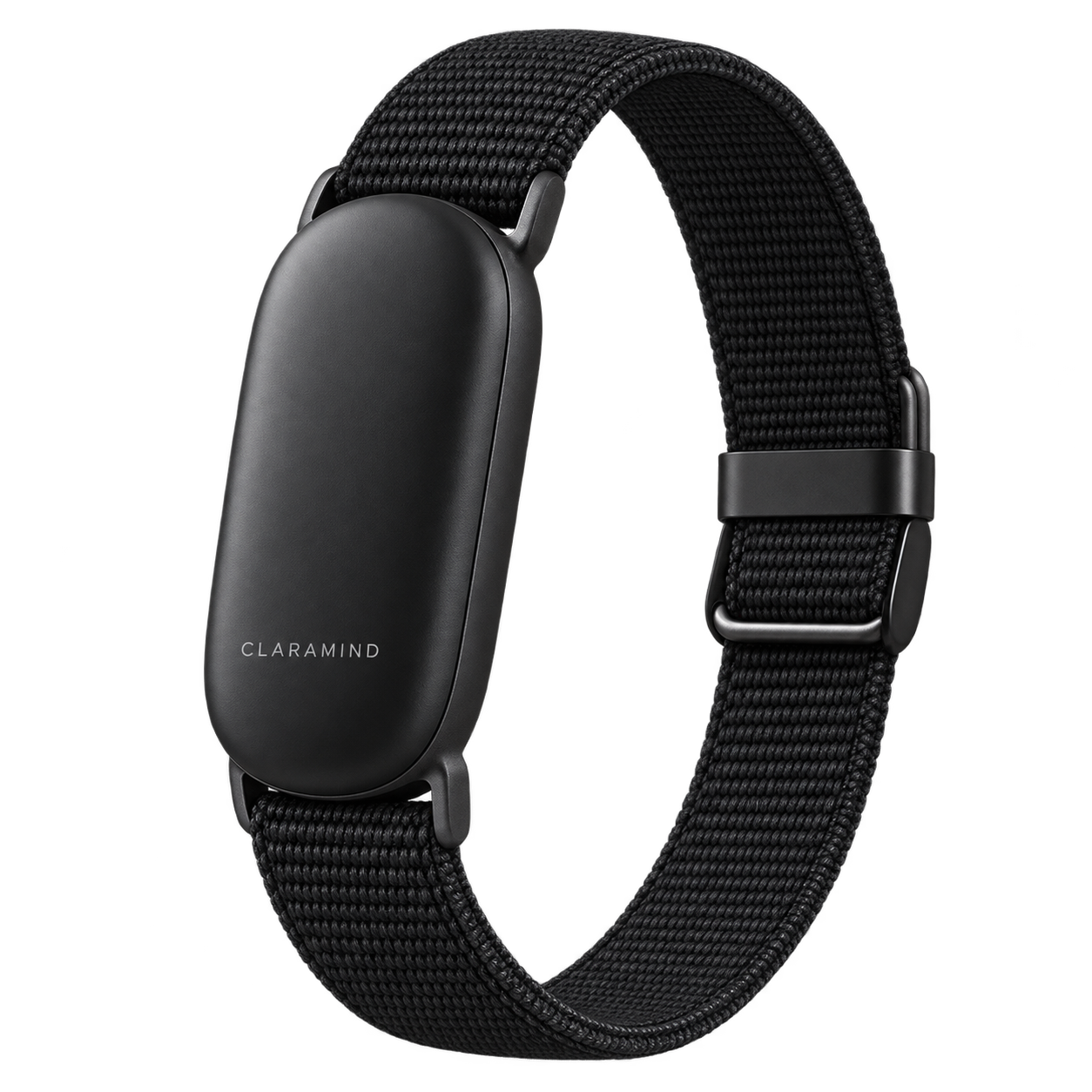 ClaraMind Clara Pulse wearable band with woven black strap